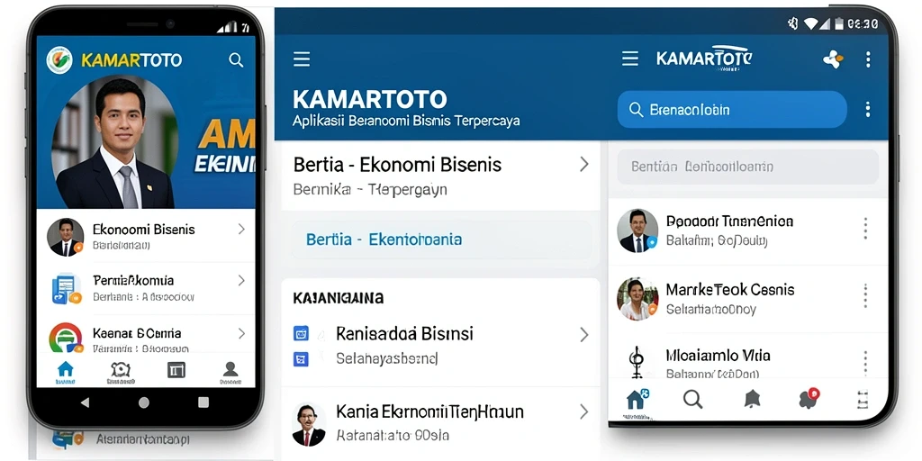 Tampilan antarmuka KAMARTOTO yang menarik dan informatif.