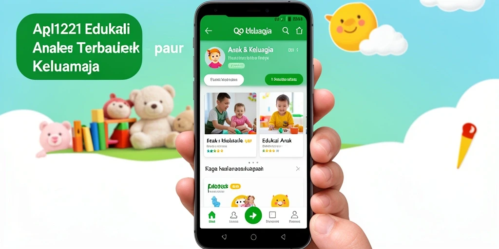 Antarmuka pengguna yang menarik dan edukatif dari QQ1221.